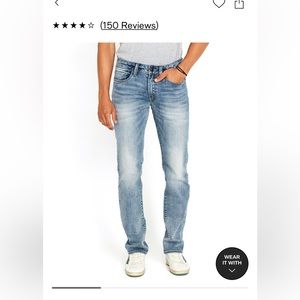 Buffalo David Bitton evan-x 38x30 slim straight stretch